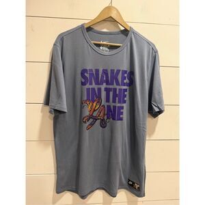 Rare Nike Kobe Player T-Shirt " Snakes in the Lane" Blue Graphite Color, Size: X
